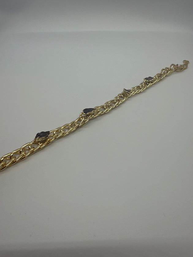 Choker- Mor Renk Doğal Tas