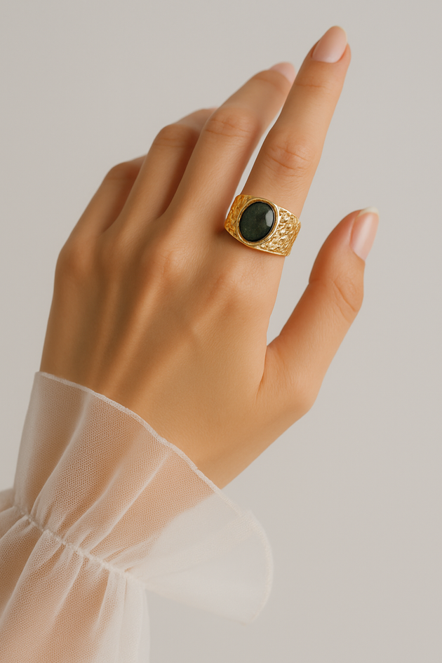 Hailey Navy Ring