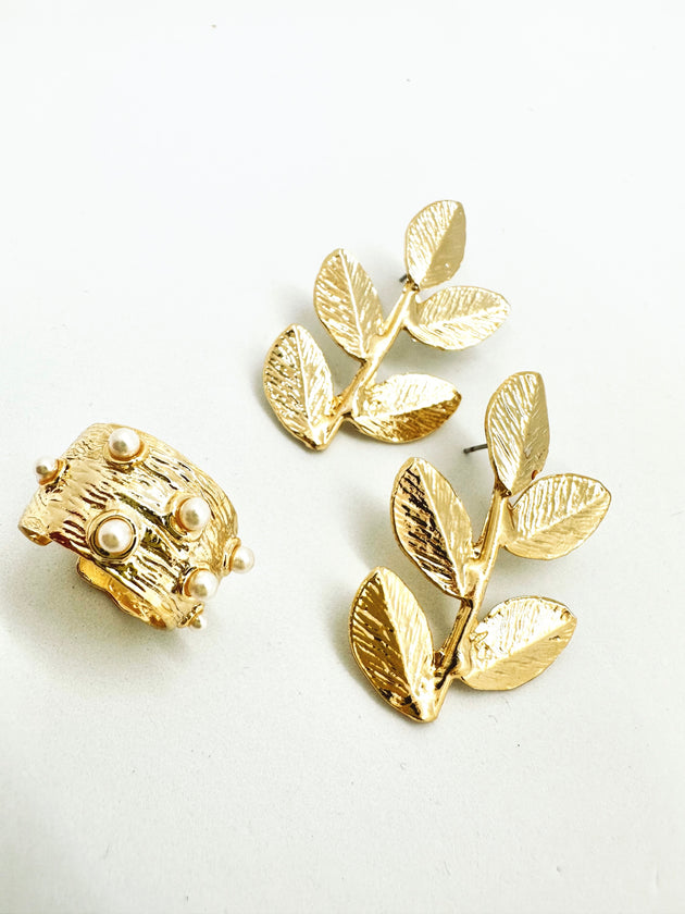 İsabella Leaf Earring
