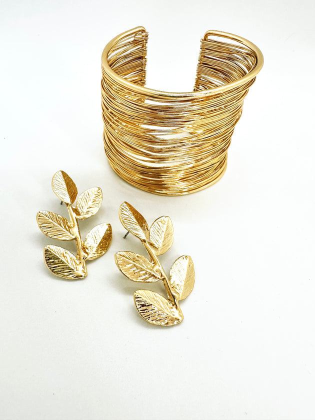 İsabella Leaf Earring
