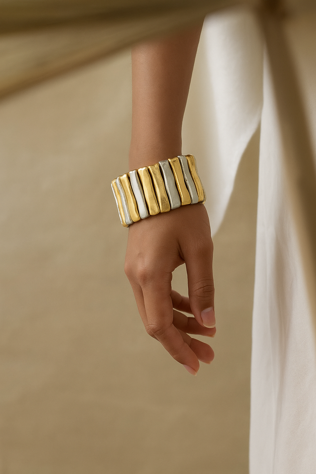 Sayra Gold&Silver Bracelet