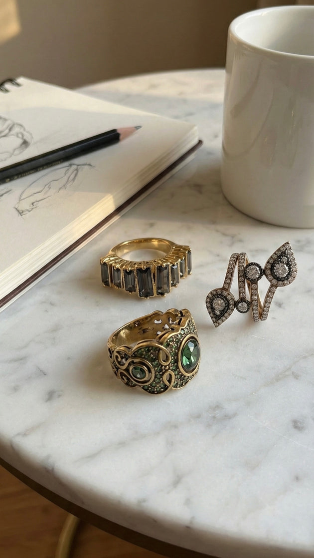 Bronze Twist Band Ring