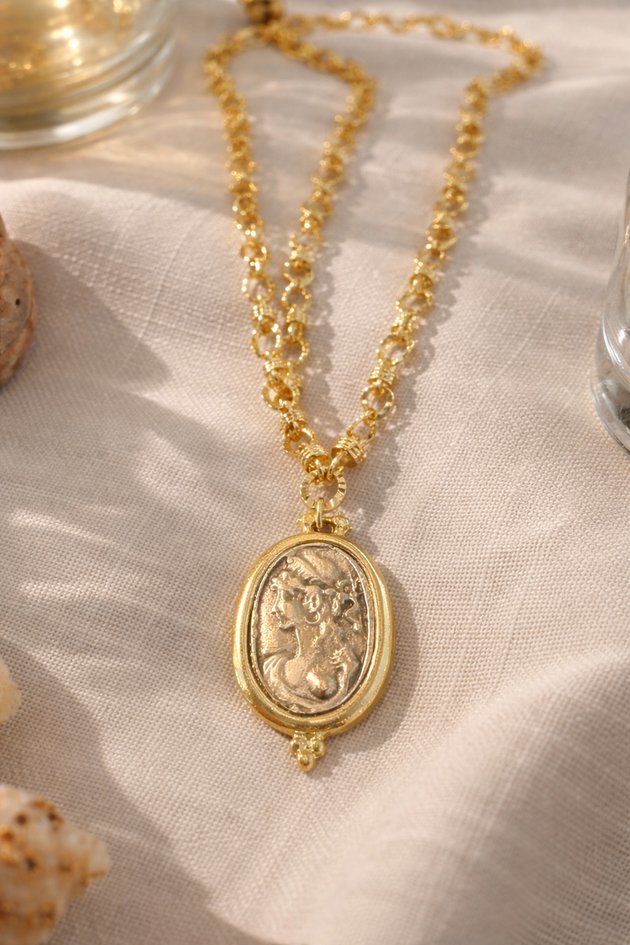 Golden Coin Necklace