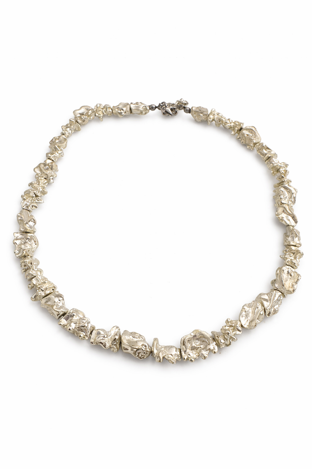 Stone Silver Necklace