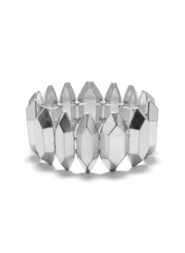 Sculpt Silver Bracelet