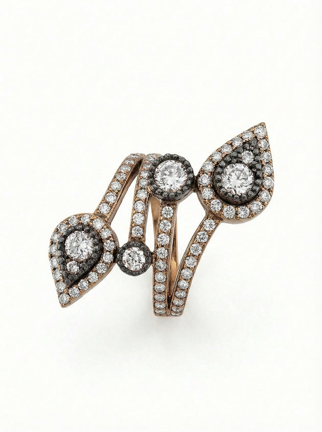 Bronze Twist Band Ring