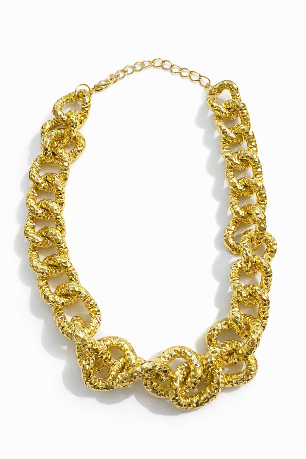 Golden Titan Chain Necklace