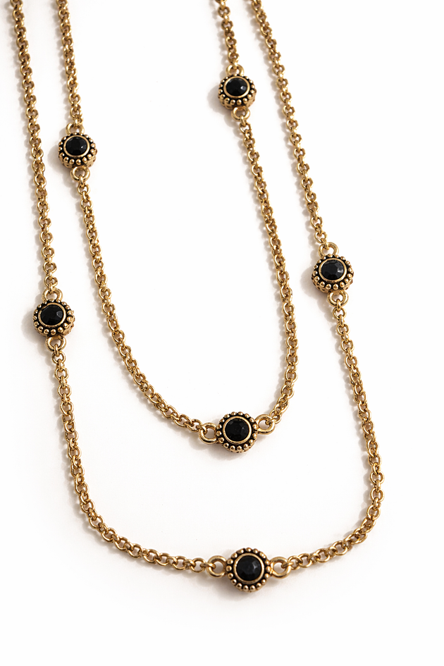 Midnight Long Necklace